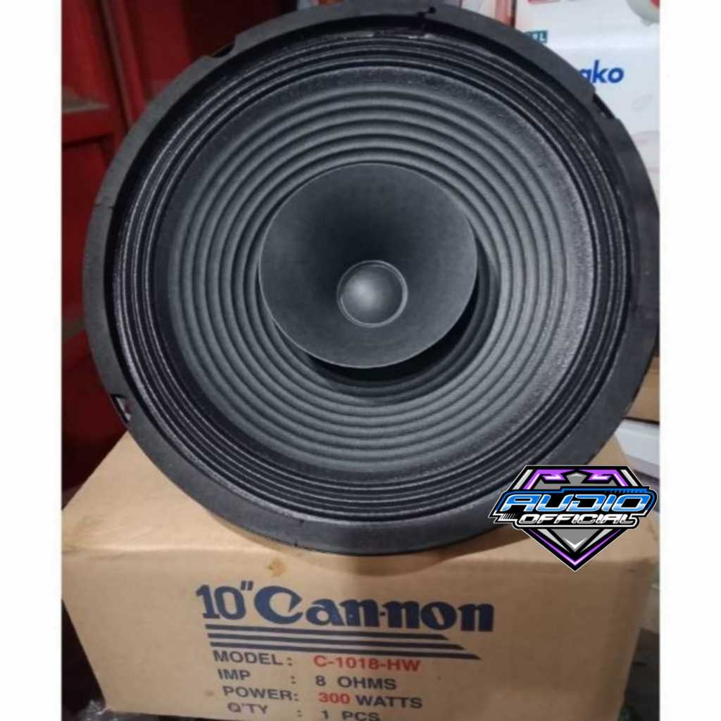Speaker Cannon 10 inch Speaker Canon 10inch Full Range 300 watt