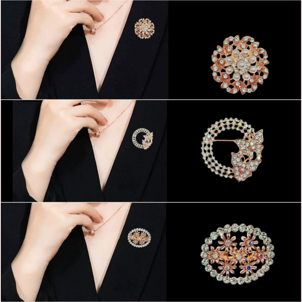 Bros Pin Baju Fashion Korea Bros Berbagai Bentuk Aksesoris Hijab