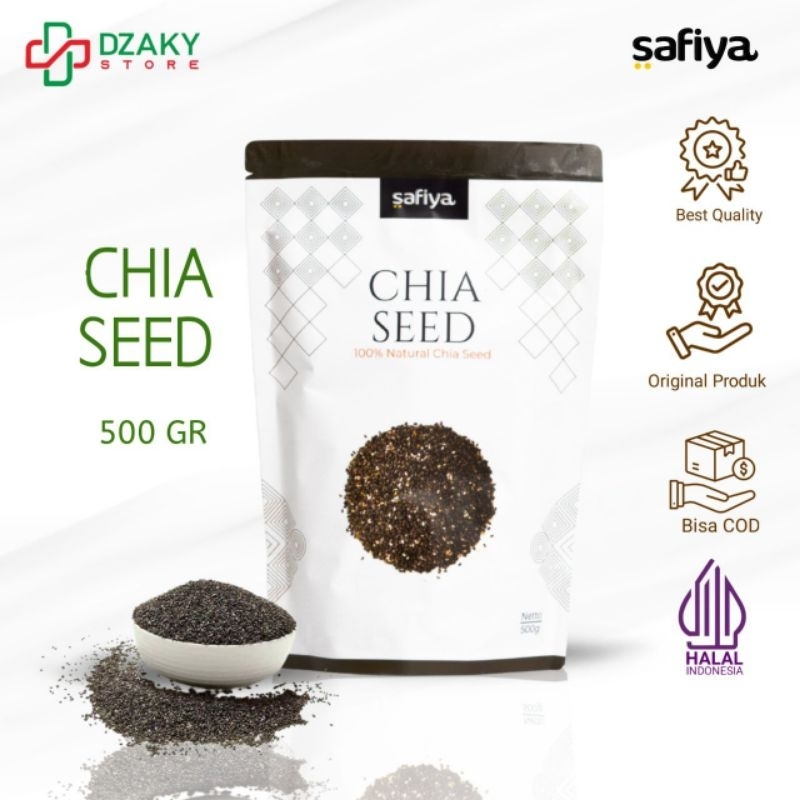 

Safiya Chiaseed Organik 500 Gram Chia Seed Premium