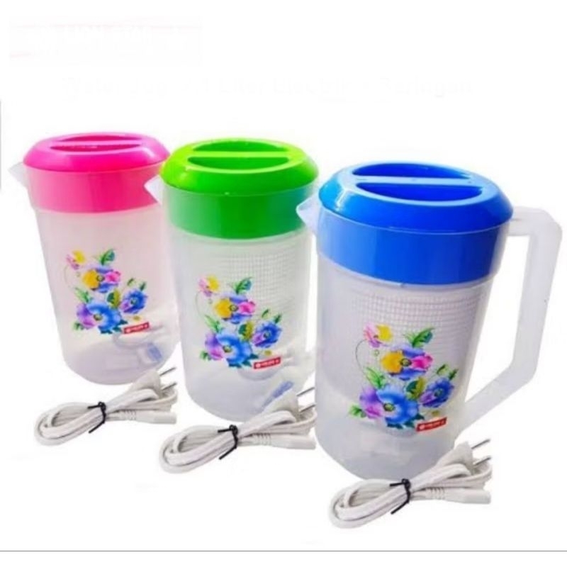 Teko Listrik Plastik Eskan Elektrik Pemanas Air Masak Elektrik Minuman Tempat Minum Teko/Teko Elemen