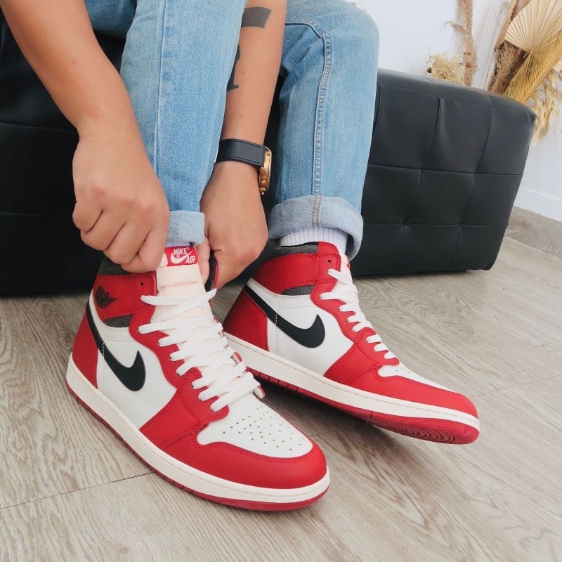 Sepatu Pria Aj1 High Chicago Lost and Found - Sepatu Pria Trendy