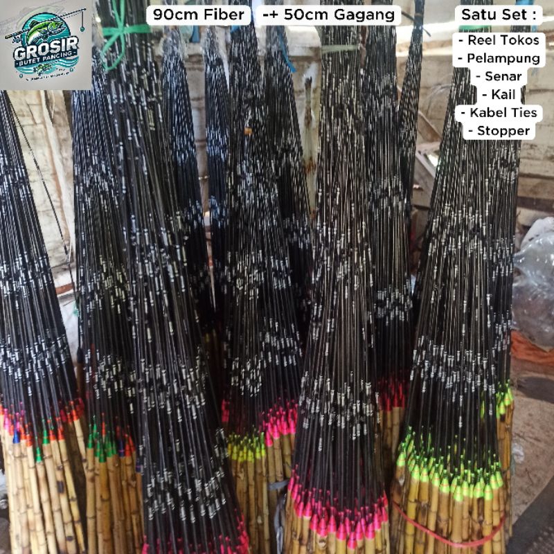 Grosir Joran Pancing Ikan Gabus, Lele, Nila, Bawal, 90cm