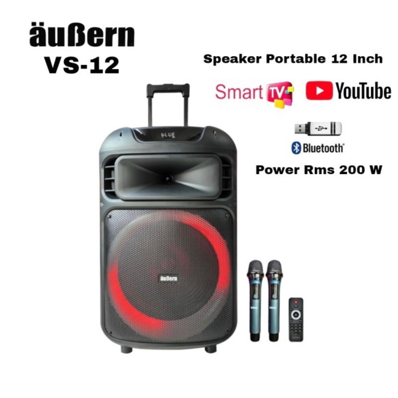 Aubern Professional Portable Speaker System VS12 / VS 12 / VS-12 (Portable Speaker AUBERN)
