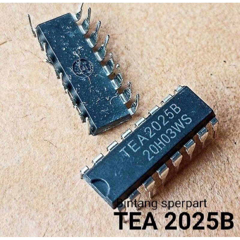 IC TEA 2025B TEA 2025 TEA 2025B AMPLIFIER STEREO AUDIO
