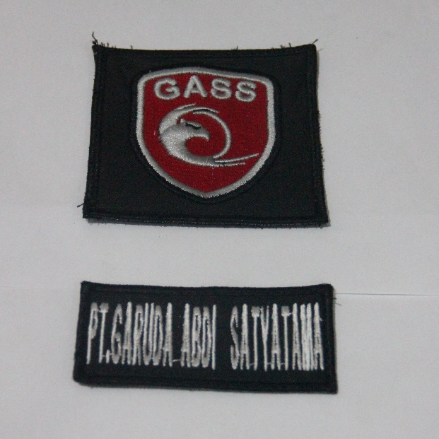 Badge Perekat Logo PT GASS Timbul | Nama PT GASS Timbul
