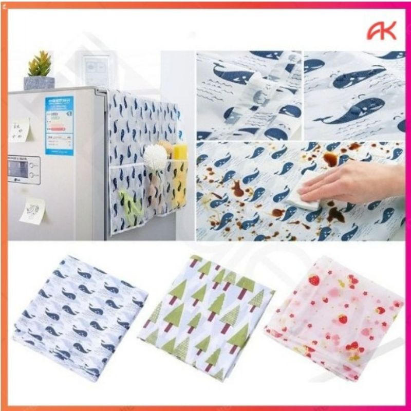 Alas Kulkas Cover Kulkas Taplak Kulkas Penutup Cover Kulkas