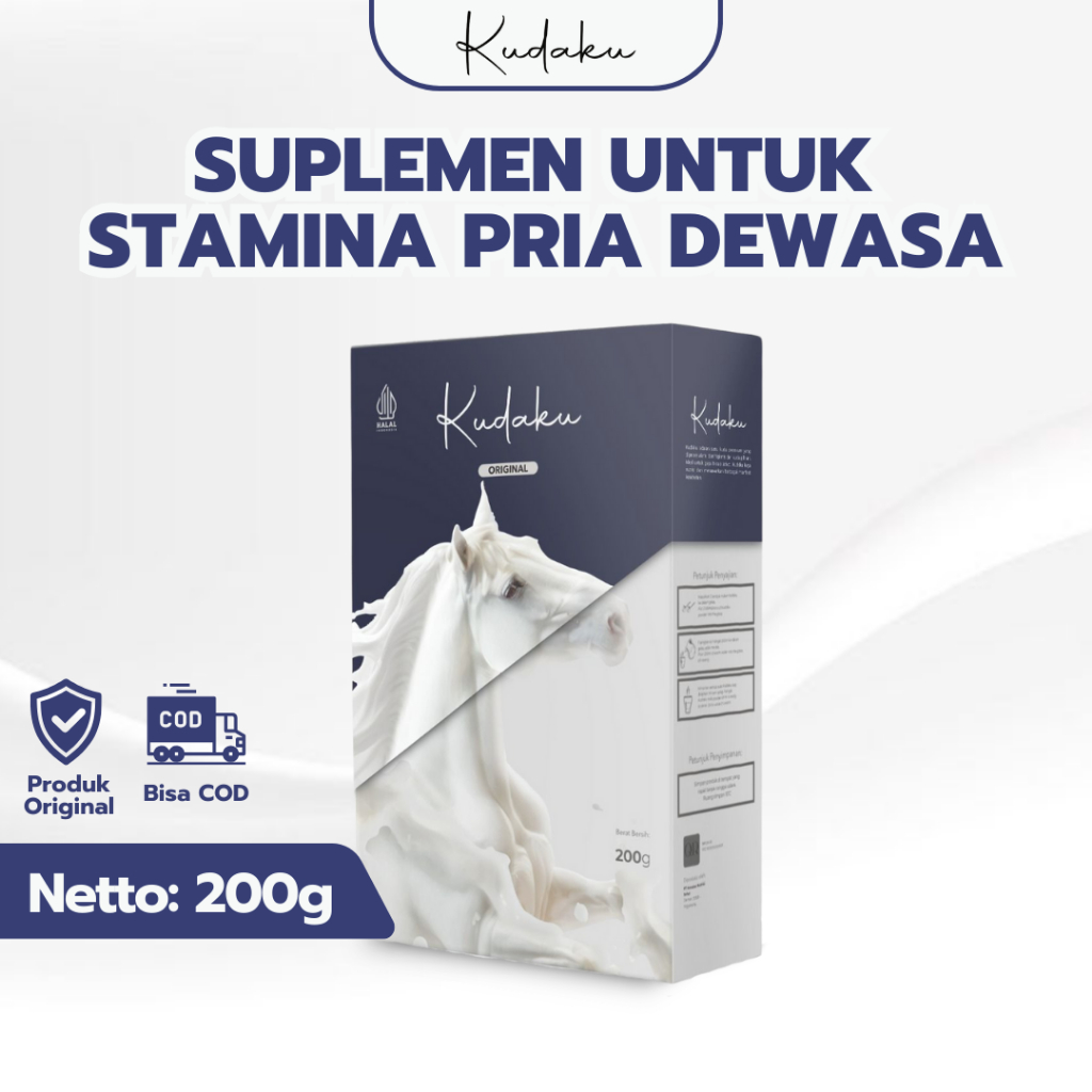 

Susu Kudaku Minuman Penambah Stamina Rasa Original Halal BPOM Meningkatkan Hormon Testoteron