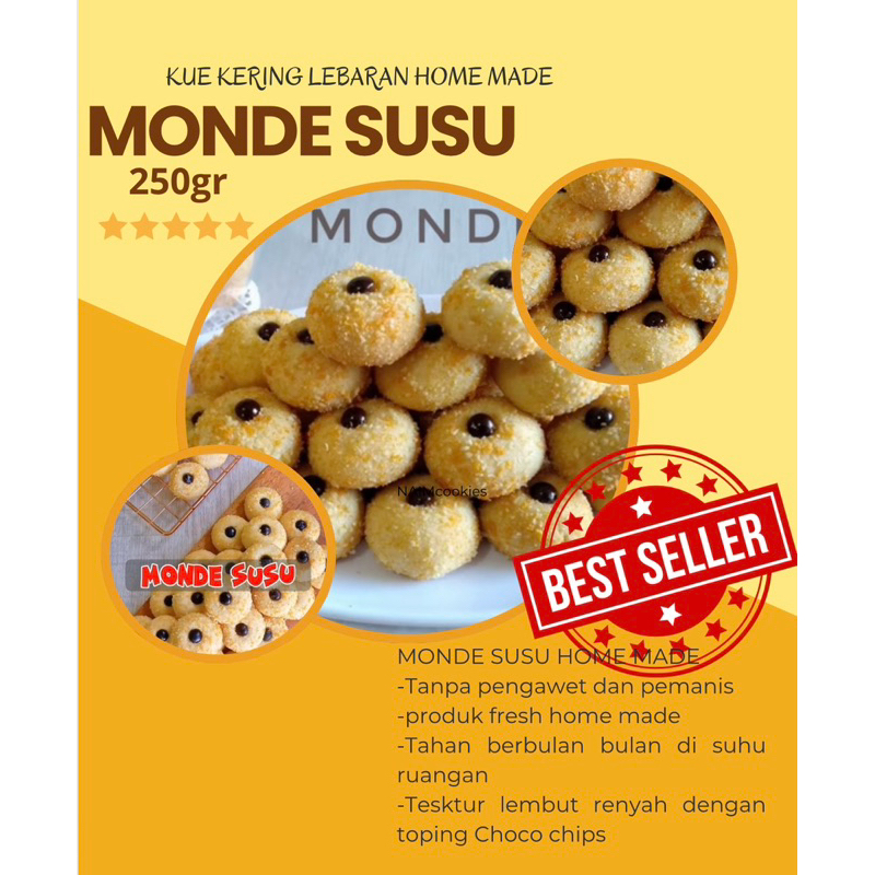 

MONDE 250 GRAM KUE KERING LEBARAN HOME MADE BEST SELLER