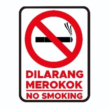 

Stiker Sticker Dilarang Merokok