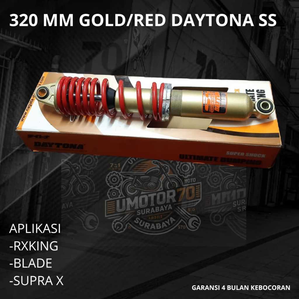 SHOCKBREAKER SKOK BELAKANG DAYTONA SS 320MM RX KING SUPRA X