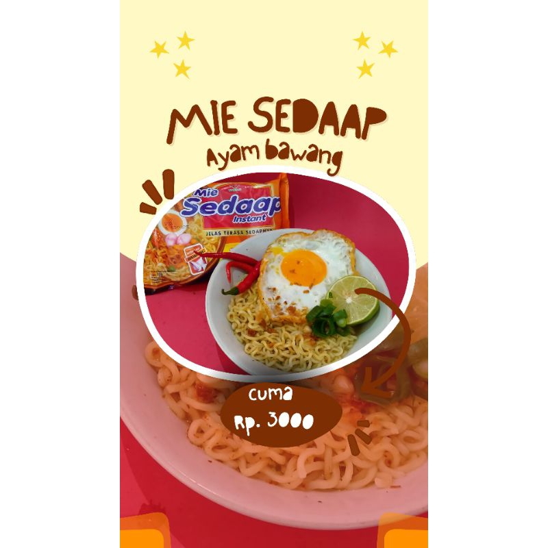 

mie sedaap kuah ayam bawang