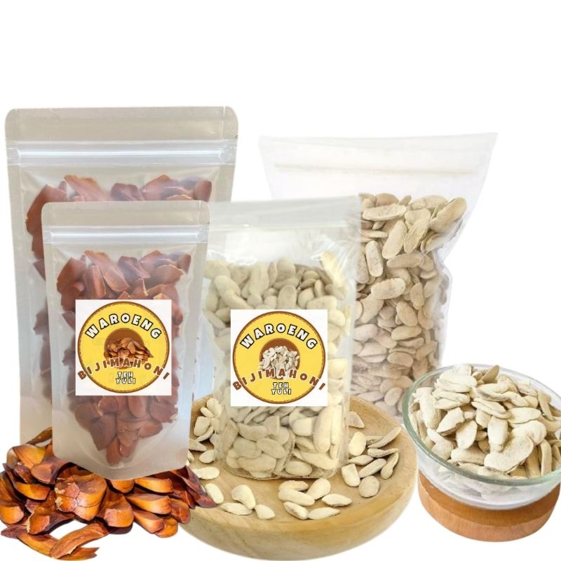 

Buah Mahoni Premium Biji Mahoni kupas dan belum kupas