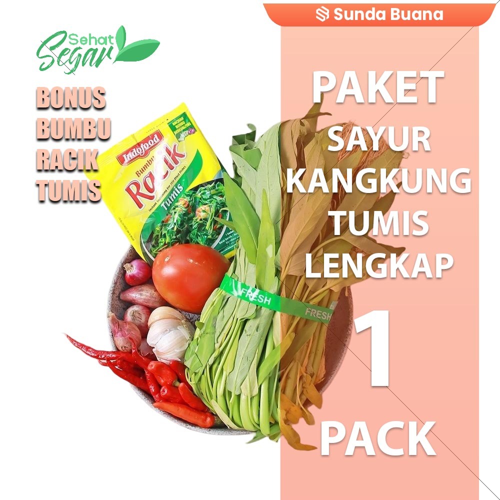 

Paket Sayur Tumis Kangkung Fresh Bonus Bumbu Racik 1 Pack