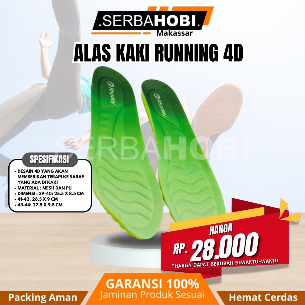 Insole Sepatu / Alas Kaki Running 41-42 / Alas Sepatu Berkualitas 3D / Insole Sepatu kekinian