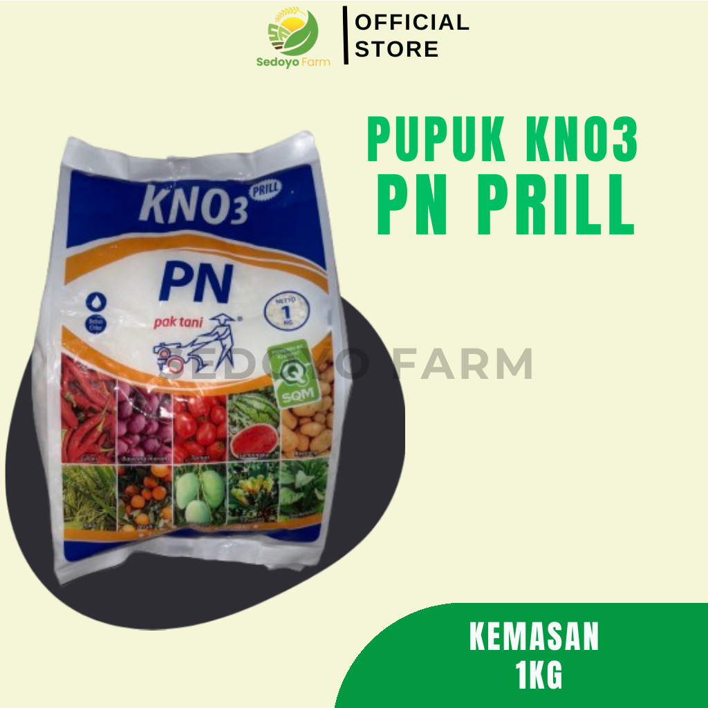 Pupuk PN PRILL KNO3 PUTIH Pak Tani Kemasan Ori Pabrik 1 kg