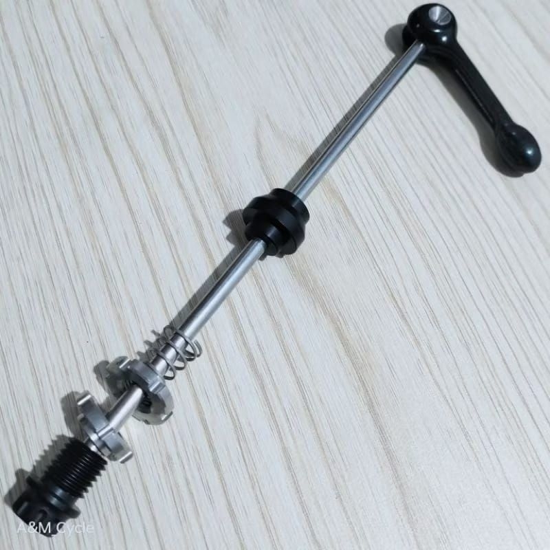Tuas QR sepeda polygon siskiu D6/D7/D8 atau skewer atau tuas quick release roda belakang sepeda