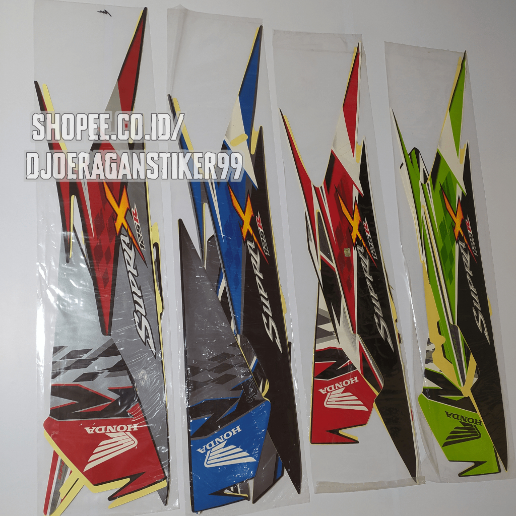 Striping Stiker Lis Honda Supra X 125 R 2010 Sticker Lis Supra x 125 Fi 2010