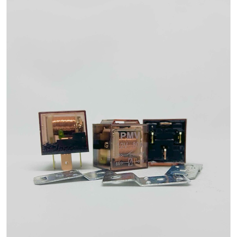 Universal Relay Model U80 12V 80A Indikator Lampu 4 Kaki
