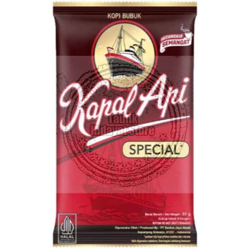 

Kopi Bubuk Kapal Api Special 65 gr