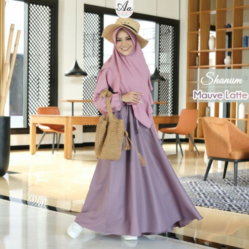Dilovable.id | GAMIS SET SHANUM SERIES GAMIA LEBARAN GAMIS POLOS KOMBINASI GAMIS REMPEL GAMIS SET KH