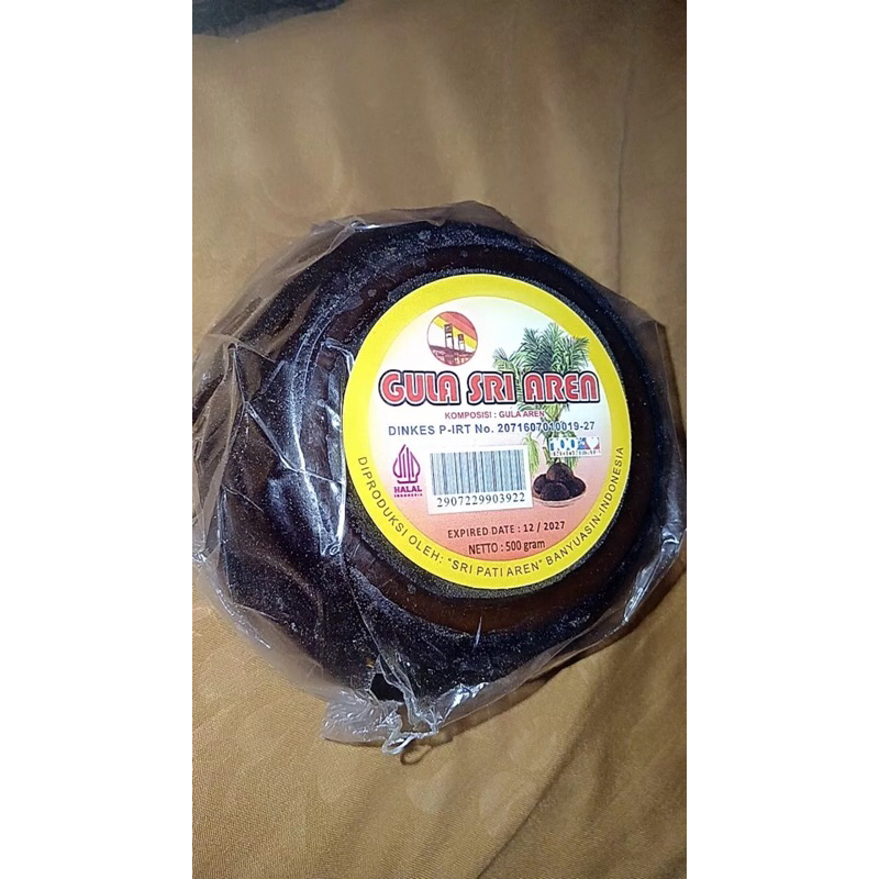 

Gula batok / gula aren murni SRI AREN 500 gram