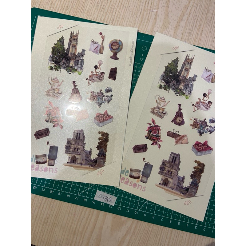 

0180 - 0185 sticker sheet tema fantasy