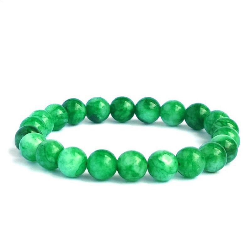 Gelang Batu Alam Giok Burma Aceh 8mm