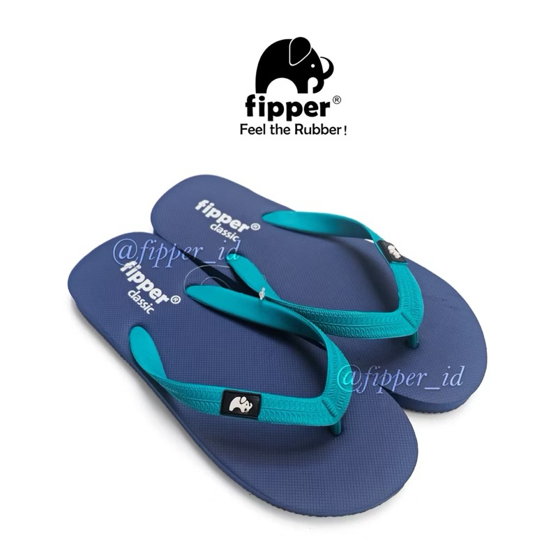 Sandal Fipper Original Classic - Navy / Green