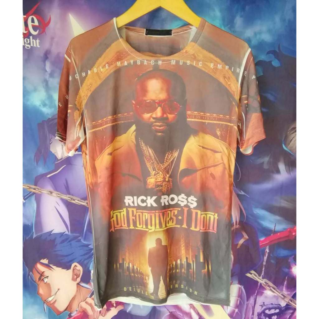 Rick Ross All Over Print Bootleg Jersey Sport Tees Kaos Tshirt Original Second Merch Japan Korea Bra