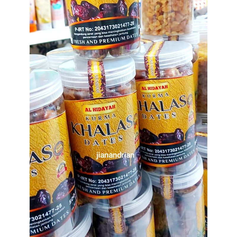 

PROMO RAMADHAN - PREMIUM KURMA KHALAS Dates Arabian | 500gr