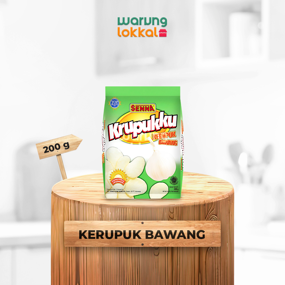 

Senna Kerupuk Bawang 200g - Warung Lokkal