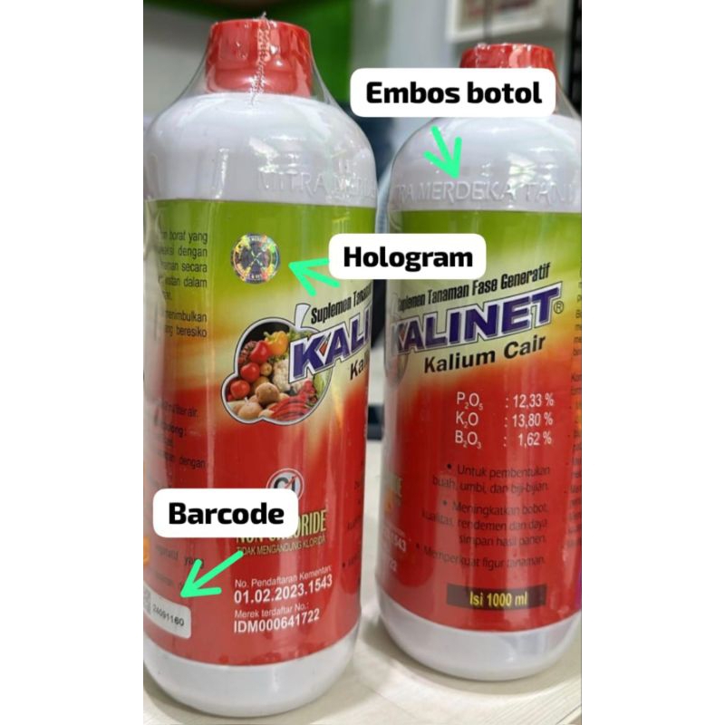 Kalinet 1L kalium cair kalium nitrat pembesar buah