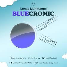 LENSA BLUECROMIC MINUS -0,25 SAMPAI -3,00 | KACAMATA BACA | MINUS | PLUS | CYLINDER
