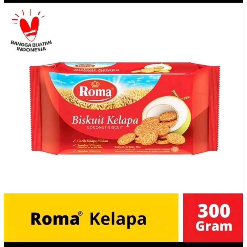 

ROMA KELAPA biskuit 300gr