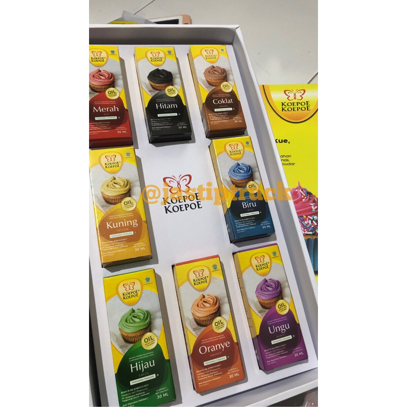 

PEWARNA MAKANAN FOOD OIL COLORING KOEPOE KOEPOE