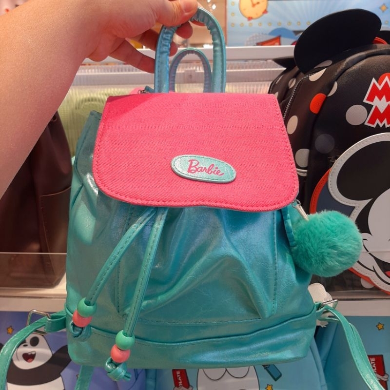 tas ransel barbie backpack karakter barbie tas anak barbie pink tas barbie metallic