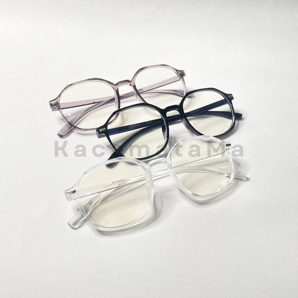 Kacamata Baca Minus Anti Radiasi Blueray Bluechromic Photochromic Progresif - KT262AB