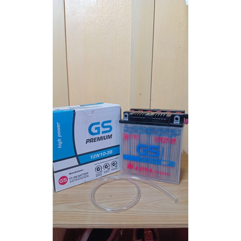 AKI BASAH MOTOR GS ASTRA ORIGINAL GSPK-12N10-3B RODA TIGA