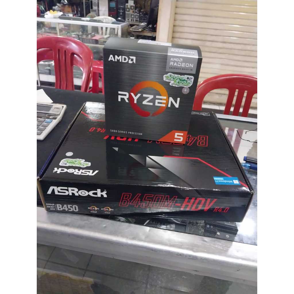 Paket Amd Ryzen 5 5600g Mb b450m