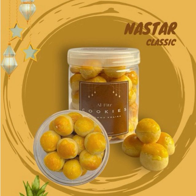 

NASTAR KUE KERING LEBARAN COOKIES KEMASAN 600ML