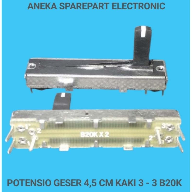 POTENSIO GESER 4,5 CM KAKI 3 - 3 B20K