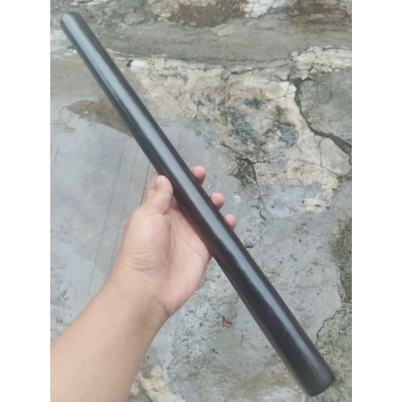 TOYA KAYU GALIH ASEM 50CM/TONGKAT TOYA KELOR HITAM/TONGKAT SECURITY/PENTUNGAN KAYU