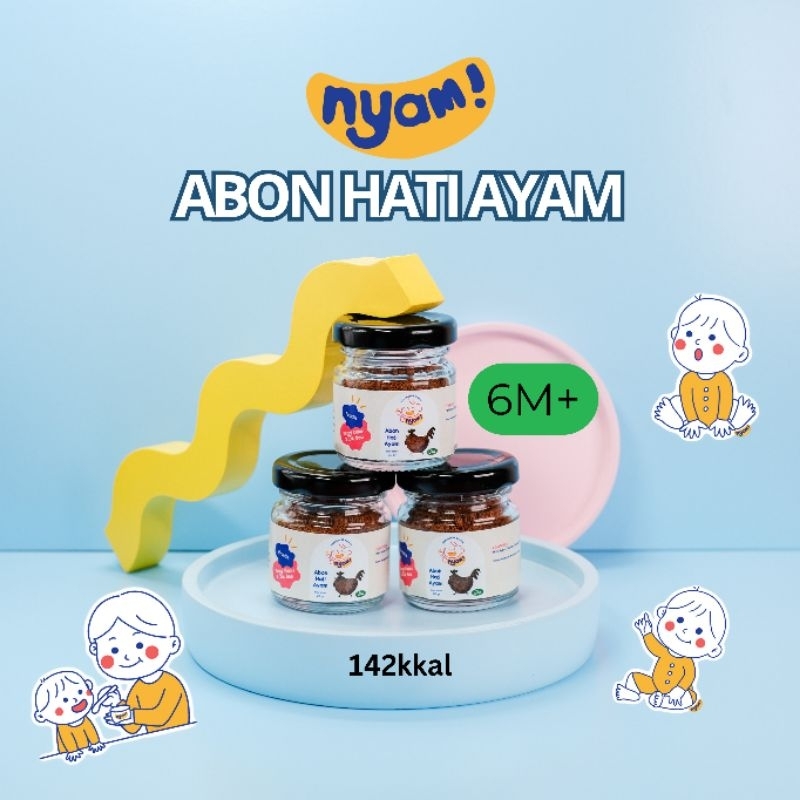 

[NYAM BEKASI] ABON HATI AYAM - BB booster MPASI baby food