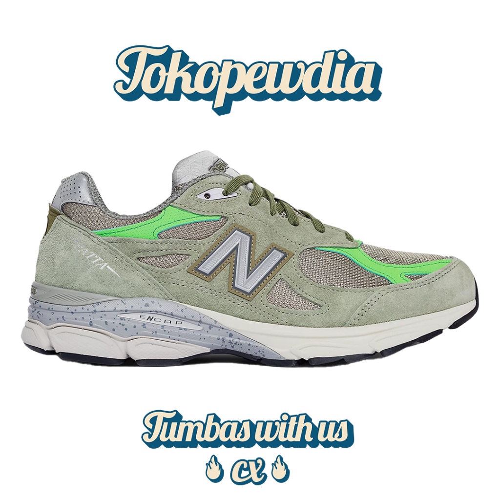 New Balance 990 V3 X Patta Olive MiUSA (M990PP3)