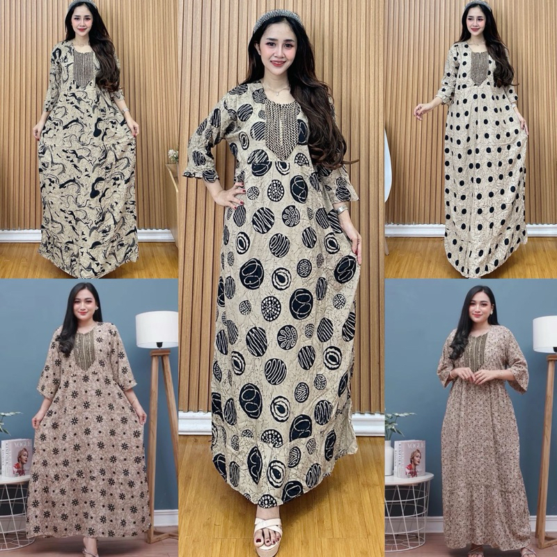 gamis daster sabrina arab model terbaru