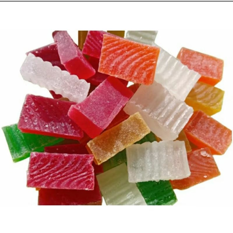 

(100 gram)AGAR AGAR KERING MANISAN BUAH JELY AGAR MURAH