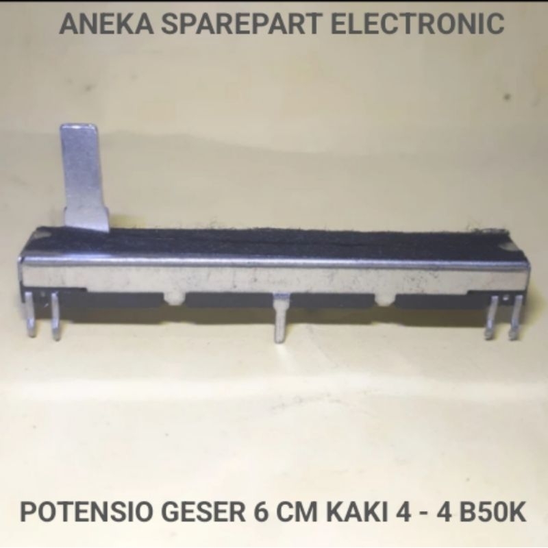 POTENSIO GESER 6 CM KAKI 4 - 4 B50K
