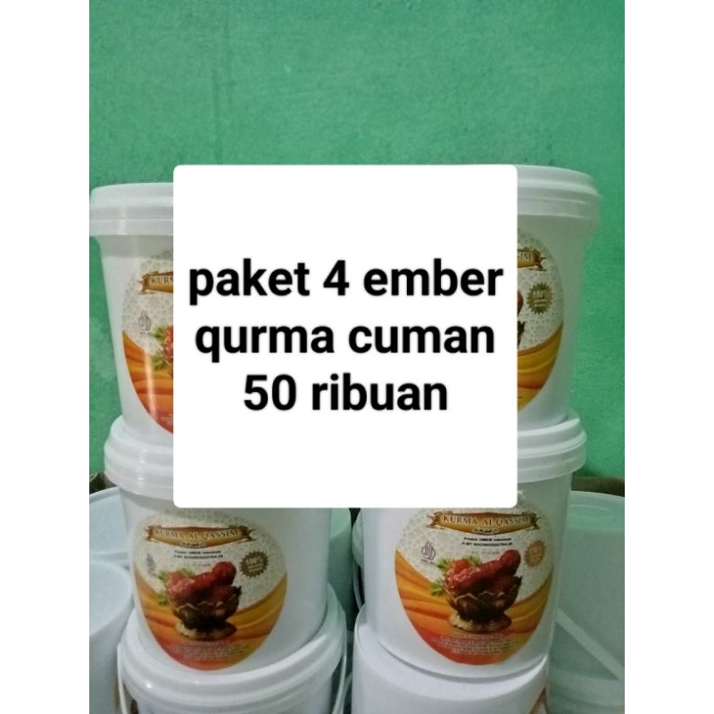 

kurma al-Qasim ( paket 4 ember)