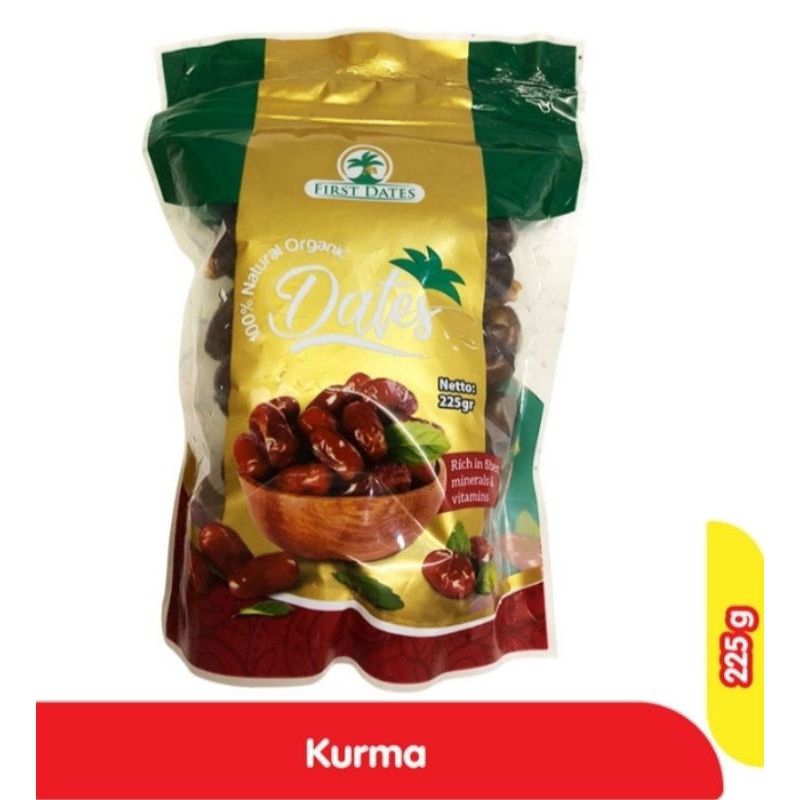 

Kurma First Date 225 gram Kurma Arab Kurma Kemasan Kurma Lembut Kurma Asli