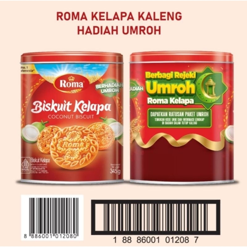 

ROMA KELAPA KALENG 345g